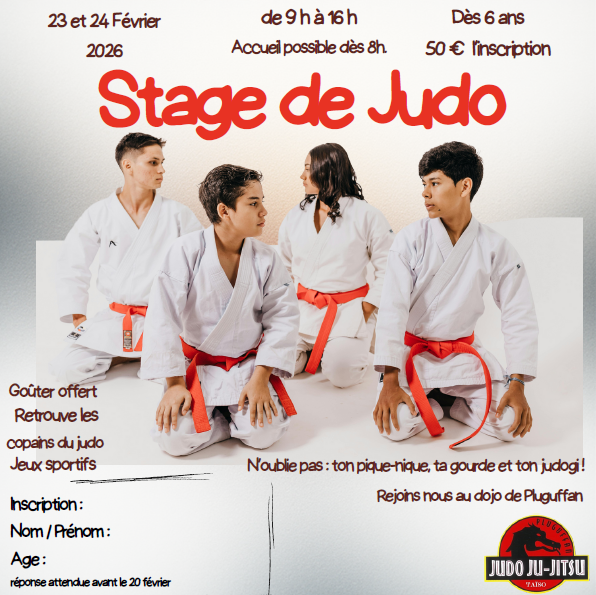 Stage de judo